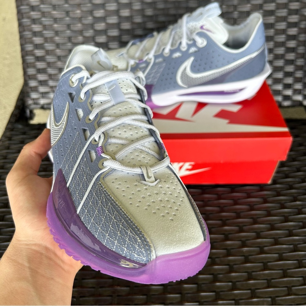 NIKE AIR ZOOM GT Cut 3 ASHEN SLATE - WOMENS 11.5 / MENS 10 - Picture 2 of 5